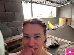 Heart raced from street stranger's construction site fuck