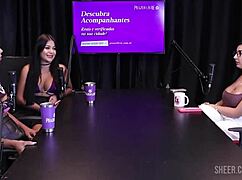 Why watch renatinha melo cast with tifany rocha and didy reis in sheer red lingerie?