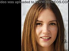 Mistress Kittiwips hogties and humps her submissive hubby while giving French JOI