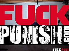 KYRA ROSE BENT OVER FOR DADDY IN MILITARY PRISON DOGGY POUNDING!