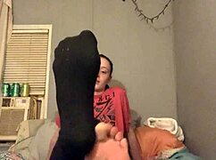 dirty white girl feet get you hard craving filthy fetish action now!