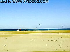 White African Beauty Rides Waves Gracefully