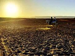 White African Beauty Rides Waves Gracefully