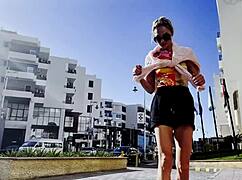 White African Beauty Rides Waves Gracefully