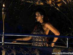 My exotic Indian milf lover dances seductively stripping nude in the hot Bollywood summer