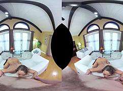 Big Booty Cali Carter Fucked Hard in VR with Cum Swallow