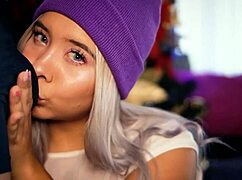 Hey, watch me tease my boyfriend's cock right over his shorts!