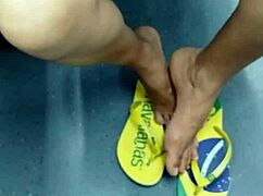 Brazilian Flip Flop Tease
