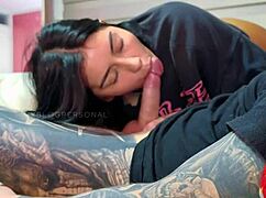 colombian model sucks and rides student's monster cock hard