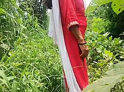 Girlfriend, your hairy asshole looks so fuckable fingered deep in this forest cosplay scene.