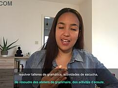 oh man carolina buitrago's latina pussy glasses look waitin for that hot cumshot facial cum in mouth