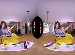 Snow Wild Rides Cock as Horny Latina Milf in Heels and Stockings