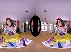 Snow Wild Rides Cock as Horny Latina Milf in Heels and Stockings