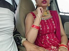 damn this cute desi bhabhi's tight pussy wrecked by huge cock in car 😩🍆🚗