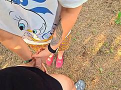 stepmom catches me jerking off and drains me quick