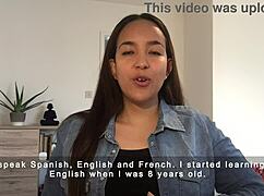 oh man carolina buitrago's latina pussy glasses look waitin for that hot cumshot facial cum in mouth