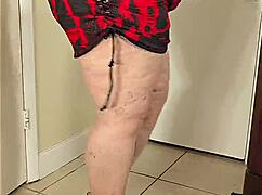 watch jamdown26 the ssbbw influencer dance in miniskirt and heels seductively