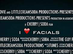 cherrysoda cherry craves massive facials in hot trailer