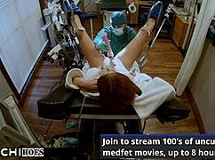 freshman ami rogue moans through mandatory hitachi vibrator orgasm from tampa doctor