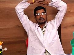 desi doctor seduces juicy patient for romantic pussy licking and creampie