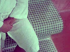 wife sneaks off with sauna stranger for secret steamy hookup