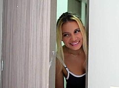stepmom karen sleent sneaks in sucks nick jowels cock then fucks cum inside