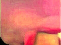 omg daddy watch this close-up sloppy blowjob from my big tits wife teasing your small cock 😜💦