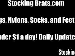 omg three horny girls slurp toes through sheer stockings!!