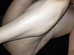 bound milf slave humiliated at nightclub with doggystyle and gloryhole