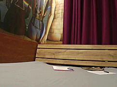 Hot petite 18+ alice flashes shaved tight pussy and naked ass in tshirt only!