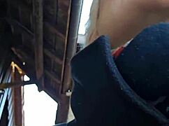 French Mature In Nylons Gets Fucked By Stranger In The Barn