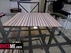 Stepsis Blindfolded Sucks My Huge Cock Till She Cums Riding Hard