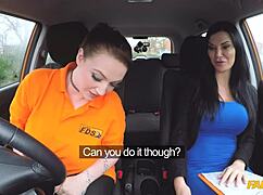 ex-prisoner with MASSIVE TITS gets LICKED and fingered by jasmine jae