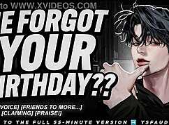 ugh he forgot my birthday so i'm moaning with his roommate now