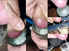 i bring myself to a shaking climax then swallow six sticky loads