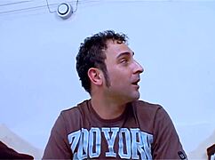 damn that young french slut sucks and fucks this spanish monster cock so rough!