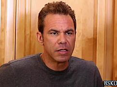 two hot brunettes take turns licking and masturbating each other's pussies in hd mff threesome