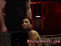 stepbro dominates tiny taboo teen sister in extreme bdsm session