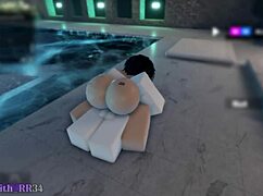 Alone In Indoor Pool Shy Girl Bent Over For Rough Big Cock Doggy Fuck Session