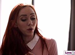 two lesbian milf teachers and petite students hold hot foursome with pussy licking face sitting and mutual masturbation.