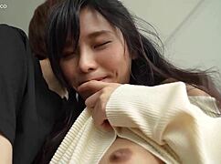 Rei from s-cute takes creampie inside during her squirting female ejaculation sex with nanairo co
