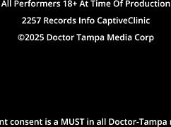 Lesbian torment! Hope Harper Spreads in Latex Gloves at Clinic