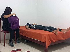 Capricious Nurse Gropes Big Juicy Tits While Treating Patient In Hospital Interview