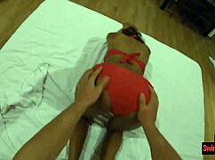 asian teen gf's big ass gets fucked hard after sloppy blowjob 😍🍑💦