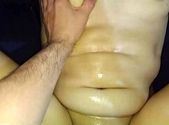 Friend's Boyfriend Gives Beautiful Massage While Sliding His Long White Cock Inside