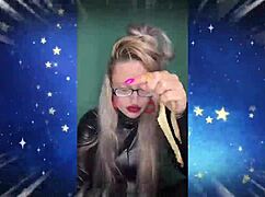 Femdom Bimbo Glasses Crossdresser Jerk Off Instructions Fantasy Cum Denial No Cumming Allowed!