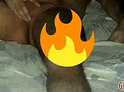 Big ass latina rides neighbor's thick cock in lingerie