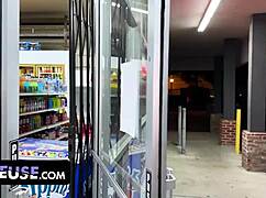 Freeuse Store Ffm 3some Fuck Lick Cum Facial Group Outdoor Public Shopping Sex Quickie