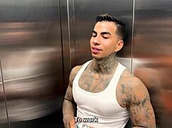 i spot curvy neighbor in elevator then fuck her fat ass outdoors