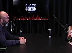 Bibi Hourani flaunts tats fingers ass loves deep boquete sheer red